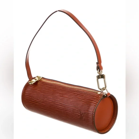 Vintage Louis Vuitton Brown Epi Soufflot Pochette - Picture 3 of 5